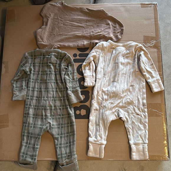 Cotton bundle colored organics makemake organics - zip pajamas and onesie 6-12M - Picture 8 of 8